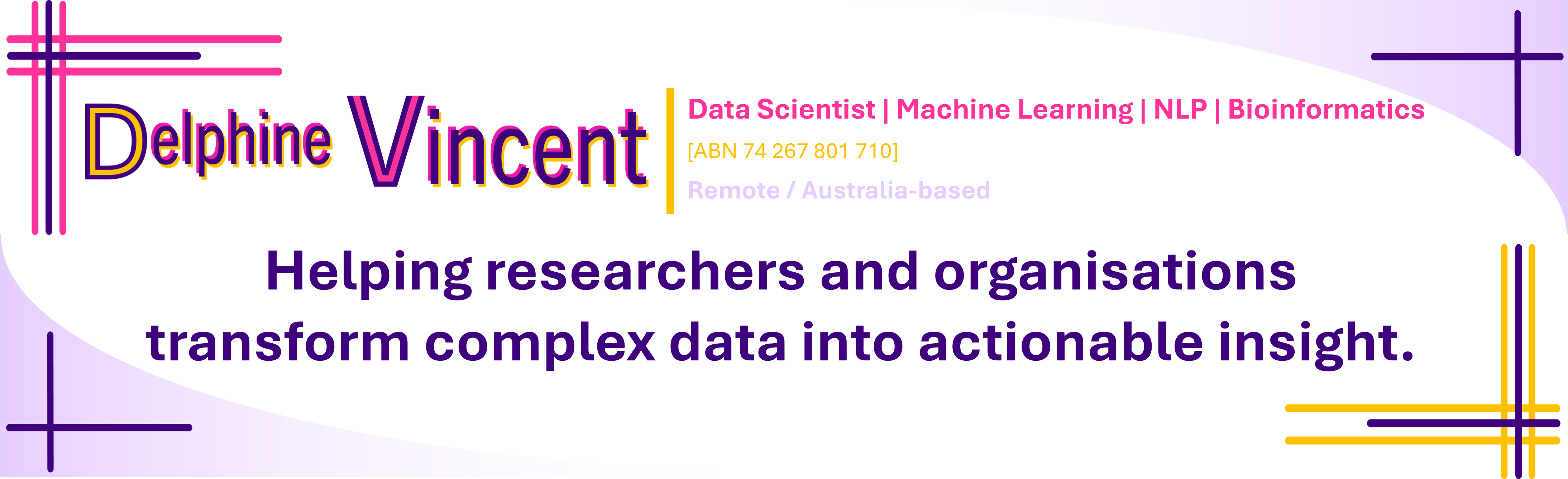 Delphine Vincent full brand logo