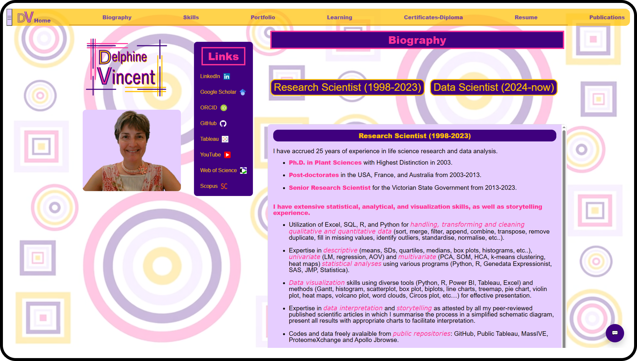 website screenshot